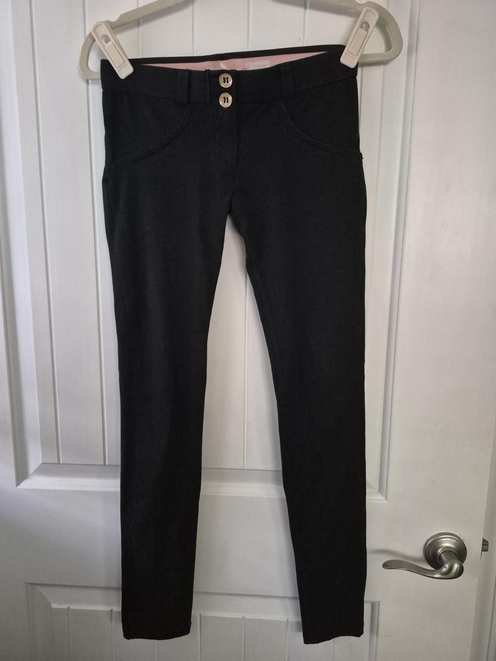 Freddy WR UP Black Skinny High-Rise Jeans with Double Button XS